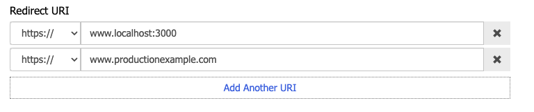 Set up redirect URIs